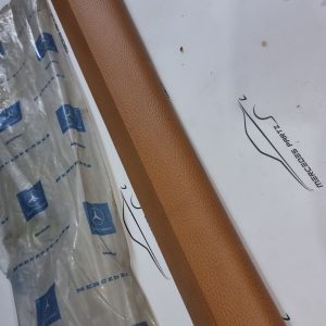 A1236900125 8262 , W123 left front cover paneling brown NOS