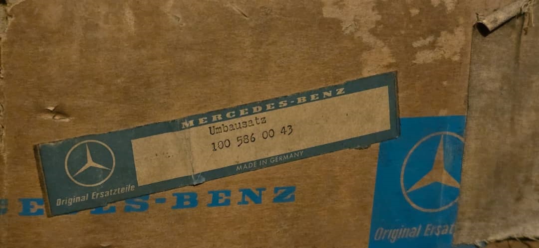 Mercedes-Benz W100 600 / Pullman Brake booster kit NOS Genuine Mercedes Part Mercedes-Benz W100 600 / Pullman Brake booster kit NOS Genuine Mercedes Part