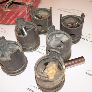 Mercedes-Benz M127.981 230SL piston set repair size 2 +1.00 83.00mm 82.97mm (early models till model 67) NOS Genuine Mercedes Part