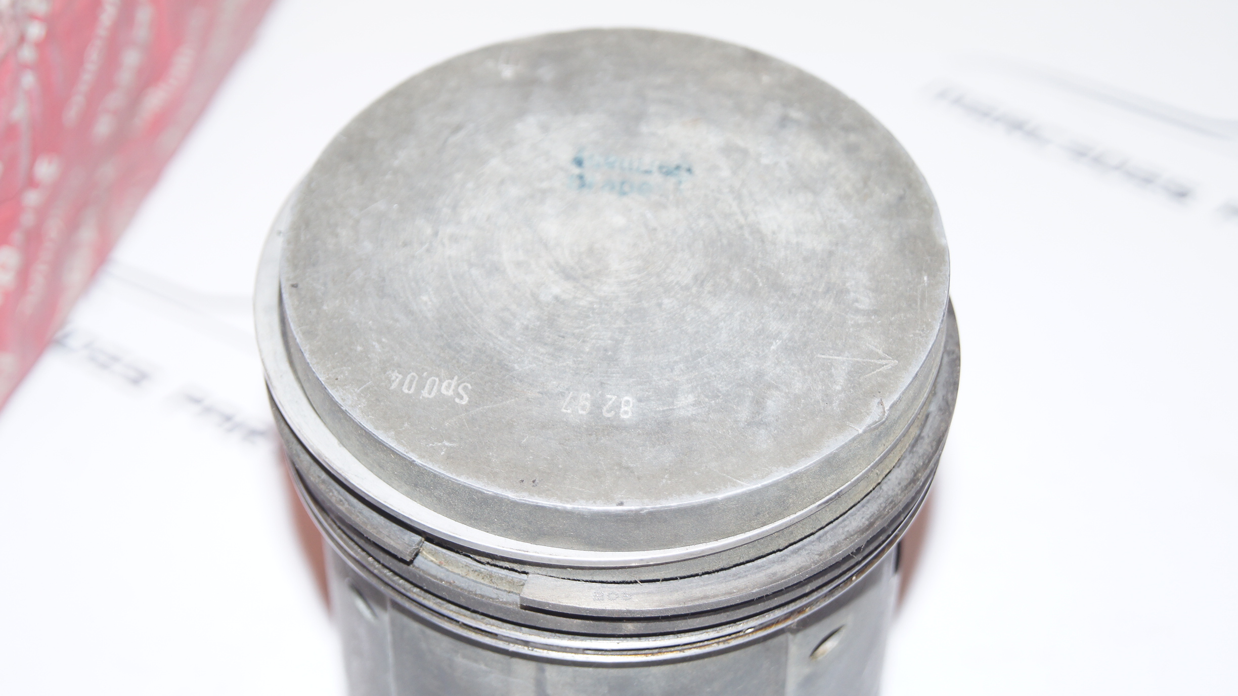 Mercedes-Benz M127.981 230SL piston set repair size 2 +1.00 83.00mm 82.97mm (early models till model 67) NOS Genuine Mercedes Part Mercedes-Benz M127.981 230SL piston set repair size 2 +1.00 83.00mm 82.97mm (early models till model 67) NOS Genuine Mercedes Part