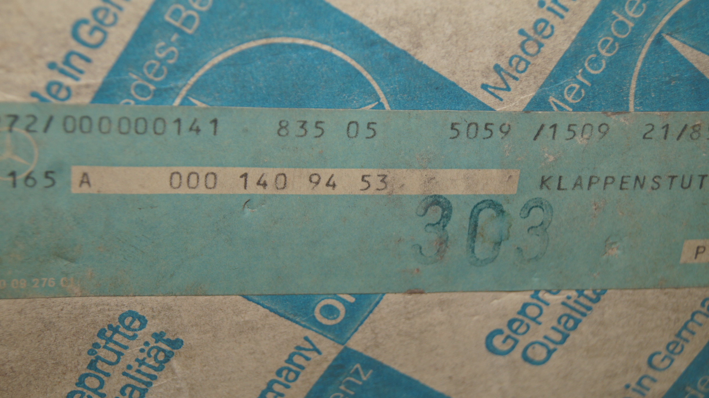 Mercedes-Benz M117 450 SL SLC SE SEL 280SE 4.5 D-Jetronic throttle body NOS Genuine Mercedes Part Mercedes-Benz M117 450 SL SLC SE SEL 280SE 4.5 D-Jetronic throttle body NOS Genuine Mercedes Part