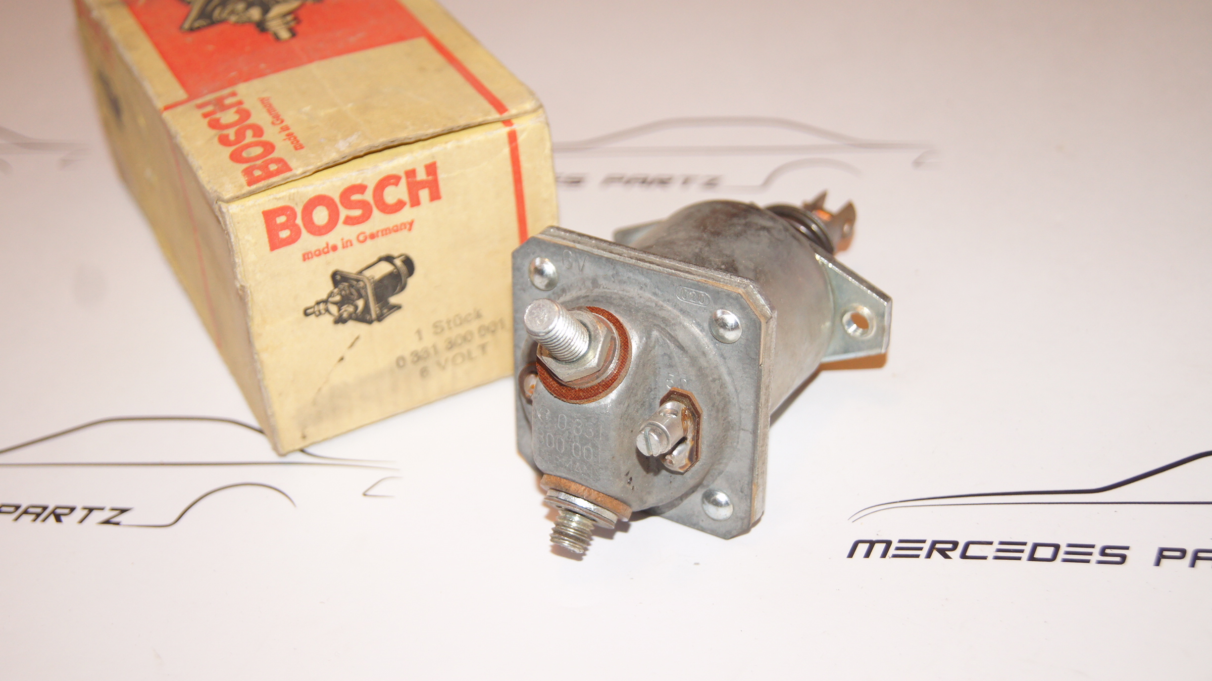 Mercedes-Benz W120 180 , Porsche 356B , VW T1 starter solenoid 6V switch NEW NOS Bosch Mercedes-Benz W120 180 , Porsche 356B , VW T1 starter solenoid 6V switch NEW NOS Bosch