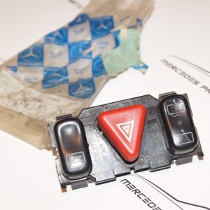 W202 W210 hazard warning flasher , rear window wiper and central lock switch NEW Genuine Mercedes Part