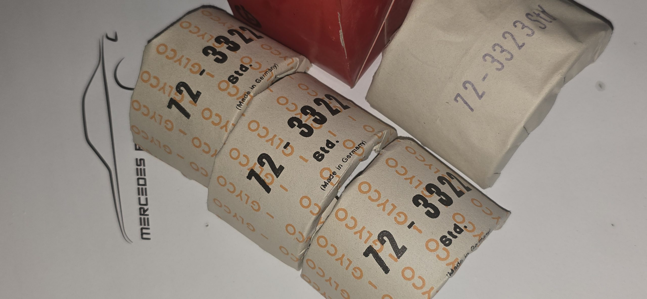 M123 W123 250 Main crankshaft bearing STD 60.00mm NEW NOS GLYCO M123 W123 250 Main crankshaft bearing STD 60.00mm NEW NOS GLYCO