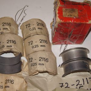 M189 300 crankshaft main bearing set repair size 1 +0.25 59.75mm NEW NOS  GLYCO