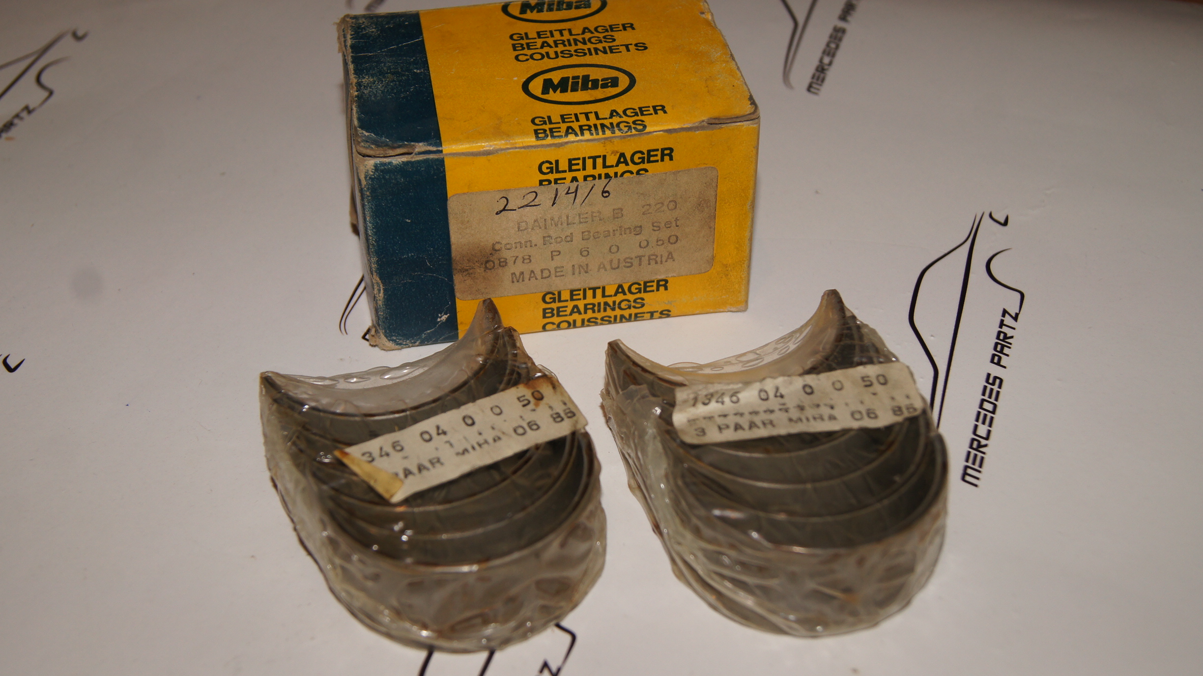 M127 M180 connecting rod bearing repair size 2 +0.50 47.50mm M127