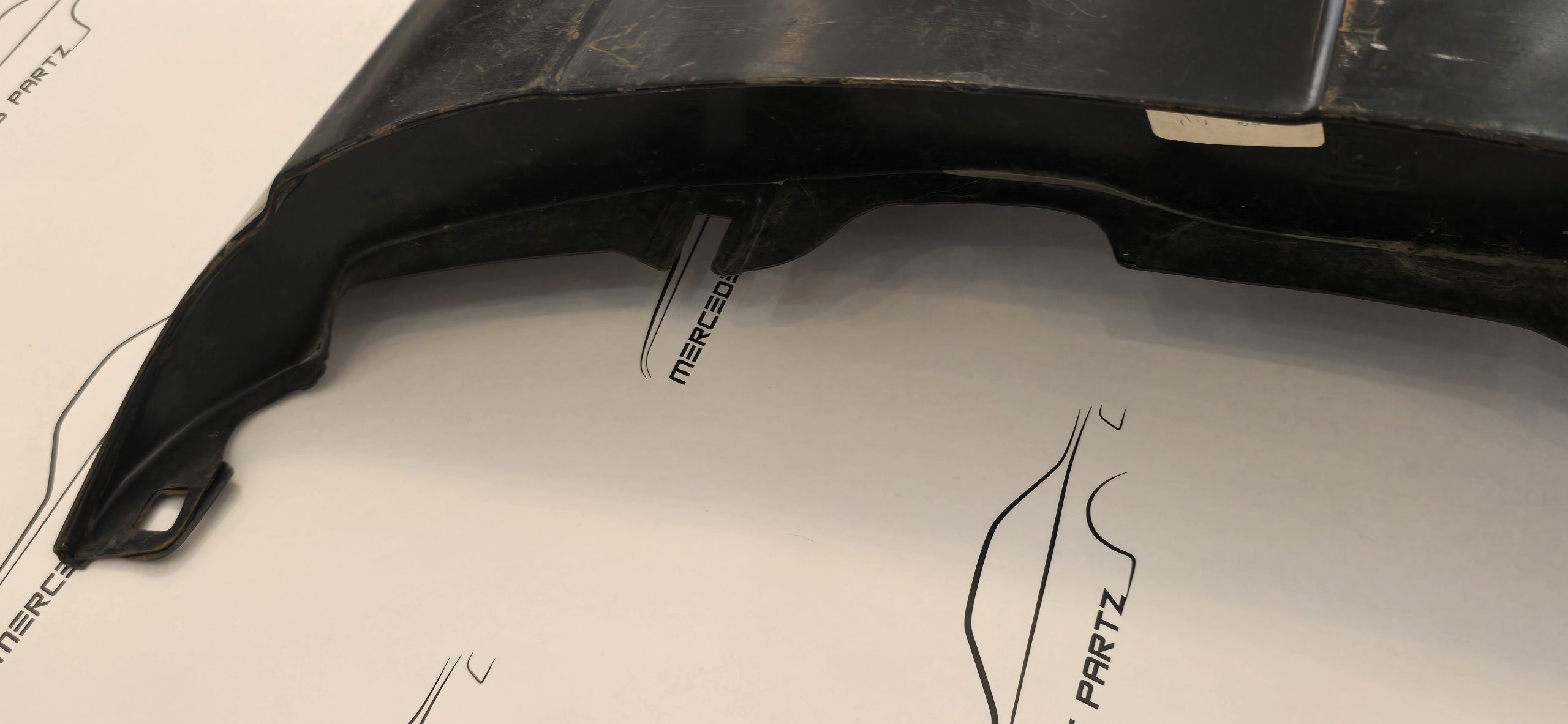 New Mercedes-Benz W116 Front Fender Genuine Mercedes Part New Mercedes-Benz W116 Front Fender Genuine Mercedes Part