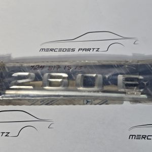 W124 260E type letters trunk lid badge NOS